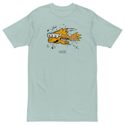Sewer Fish -  premium heavyweight tee - Image 2
