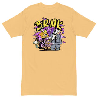 BRNK Pyramid - Men’s premium heavyweight tee