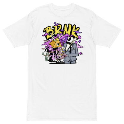 BRNK Pyramid - Men’s premium heavyweight tee - Image 5