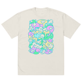 Talk Is Cheap - Oversized faded t-shirt