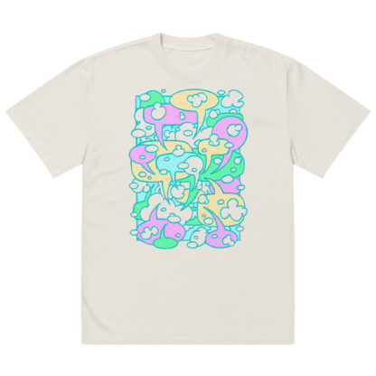Talk Is Cheap - Oversized faded t-shirt