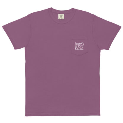 We Are on the Brink - Unisex garment-dyed pocket t-shirt - Image 7