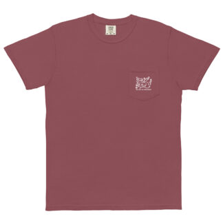 We Are on the Brink - Unisex garment-dyed pocket t-shirt