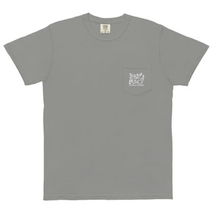 We Are on the Brink - Unisex garment-dyed pocket t-shirt - Image 13