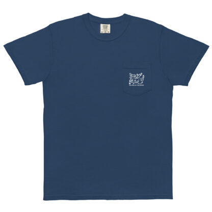 We Are on the Brink - Unisex garment-dyed pocket t-shirt - Image 4